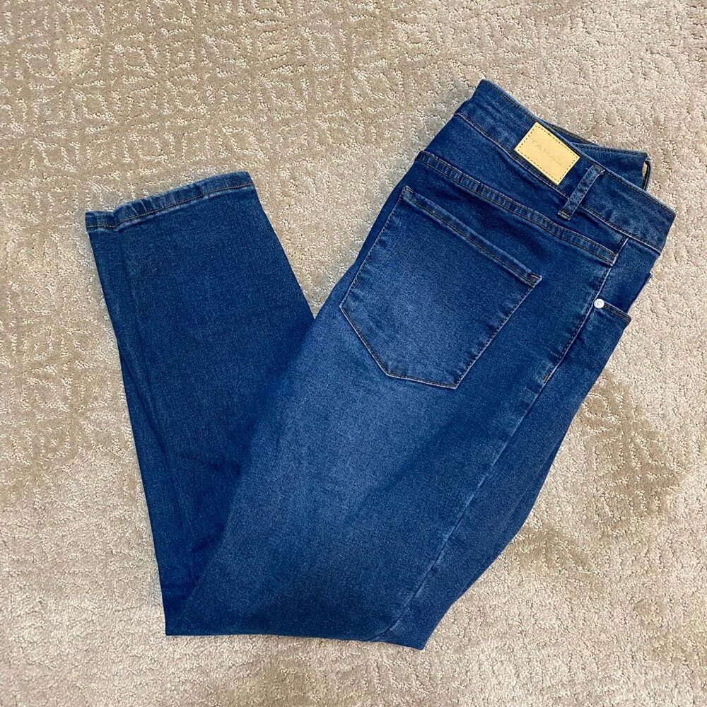 Tahari Womens Skinny Jeans Dark Wash 12P